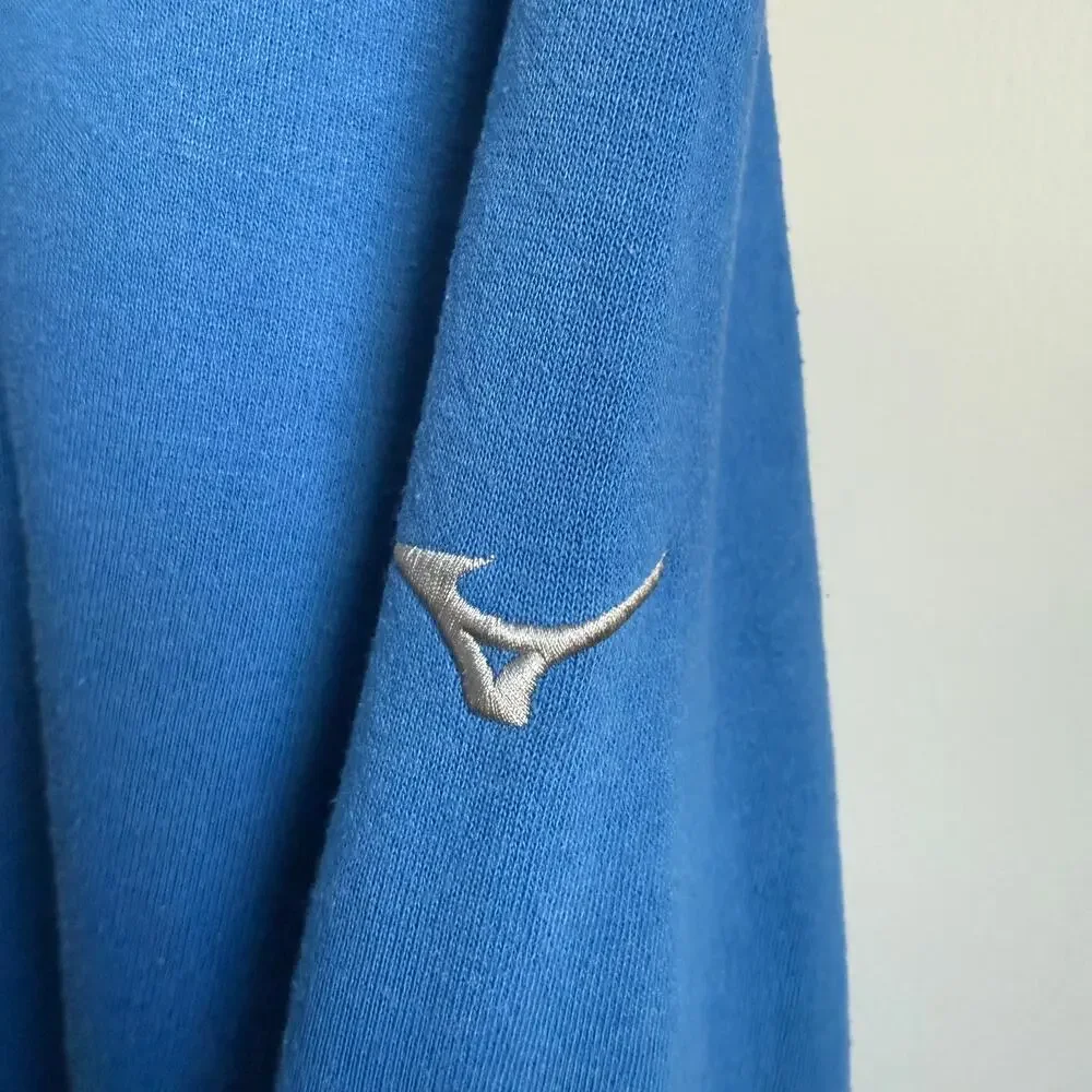 Mizuno sz‎ S Blue Performance Hoodie Pullover Lightweight Activewear